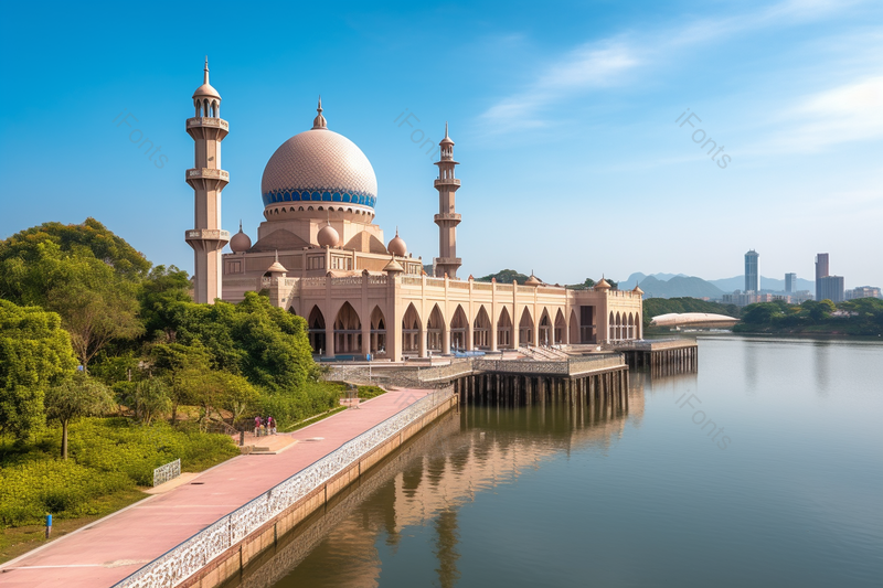 海报设计背景广告设计素材元素湖边的欧式建筑城堡,高清,摄影图,摄影图片,图片大全,摄影图免费下载